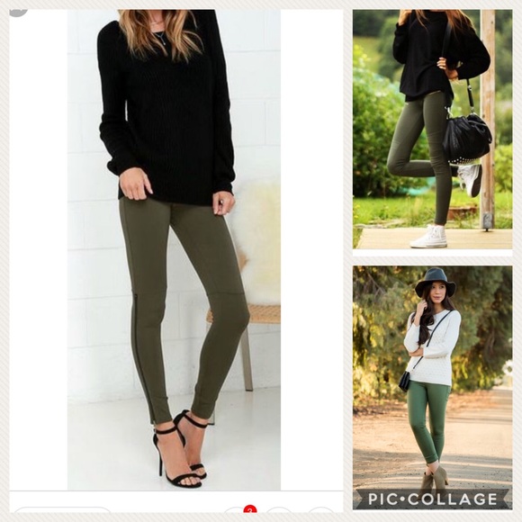 Army green leggings - Picture 7 of 7